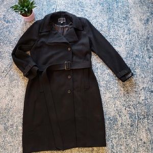Le Chateau Black Wool blend coat